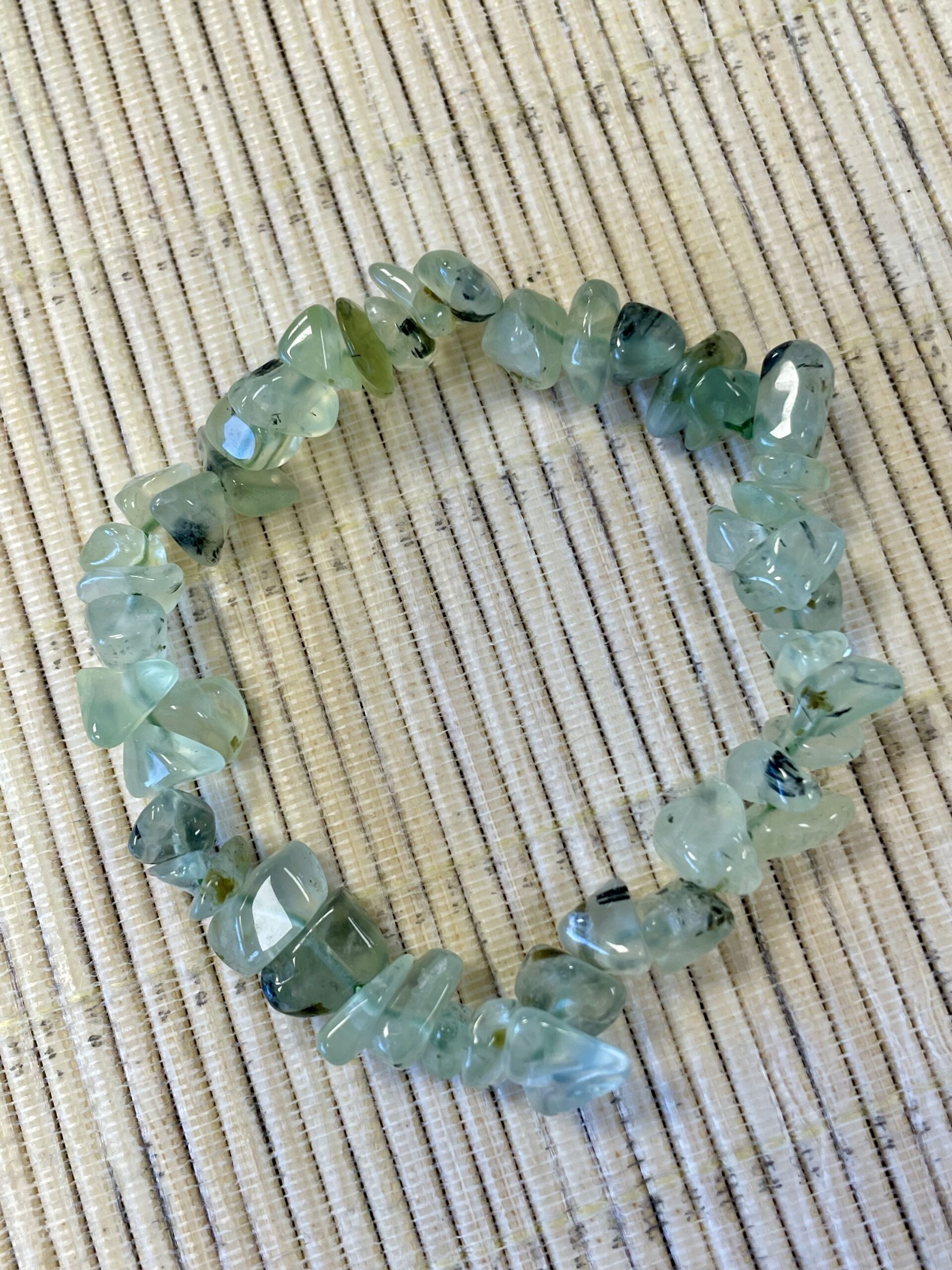BRACELET PREHNITE BAROQUE 1 3608