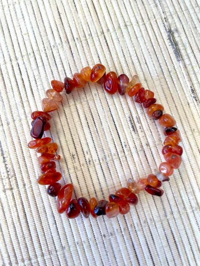 BRACELET CORNALINE BAROQUE 1 2958