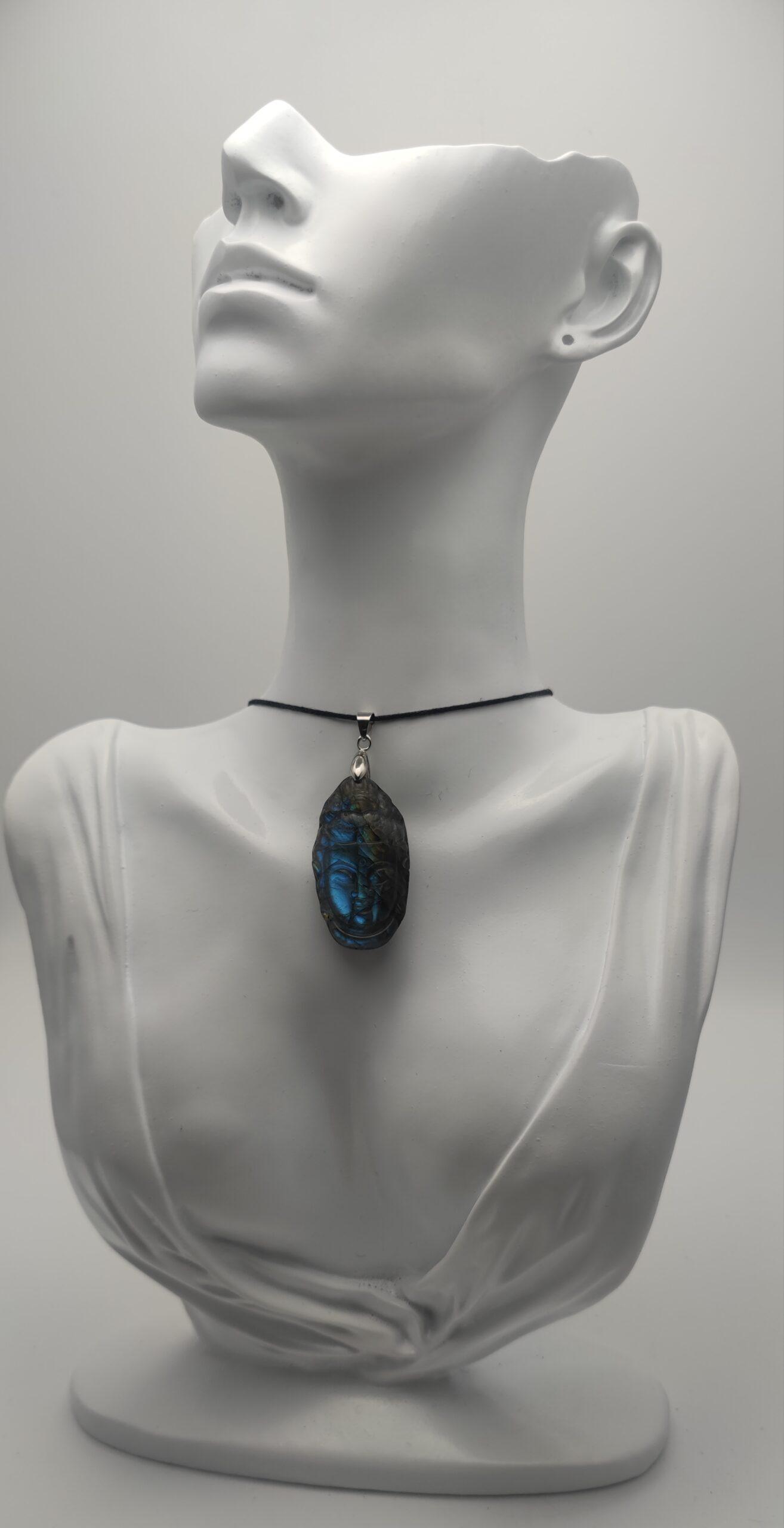 Pendentif tête de Bouddha en labradorite 3 10281 scaled