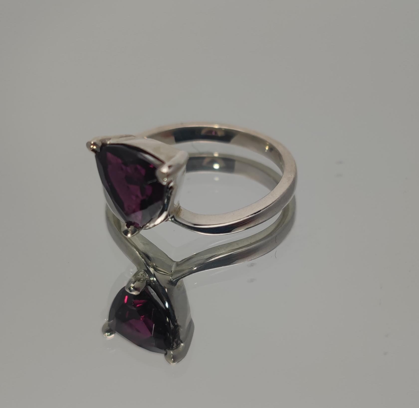 Bague grenat taille 52