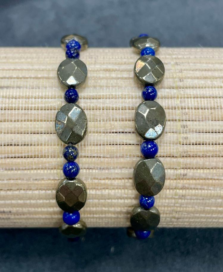 bracelet pyrite